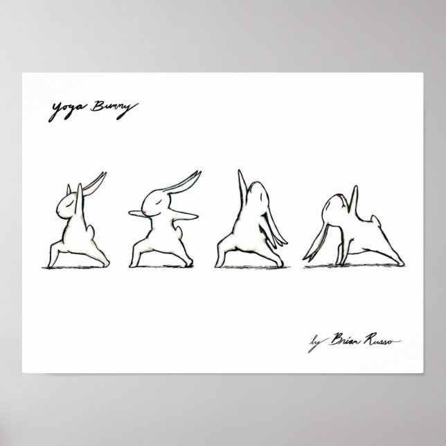 Poster de Yoga Bunny (Devant)
