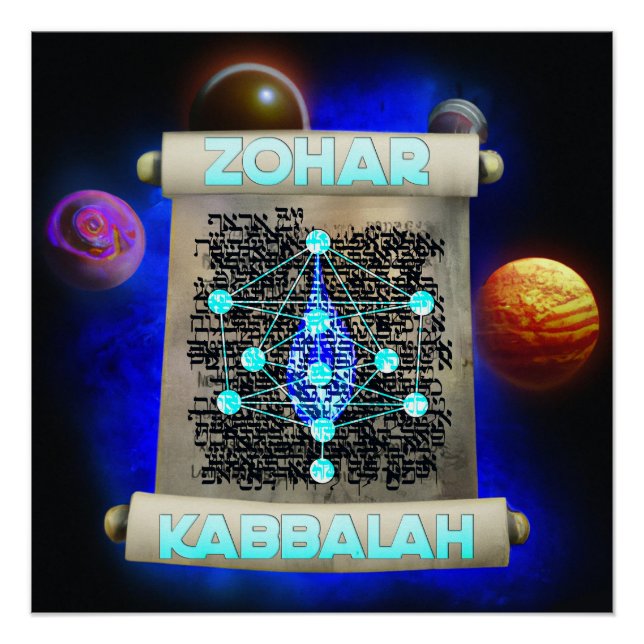 Poster de Zohar Kabbalah (Devant)