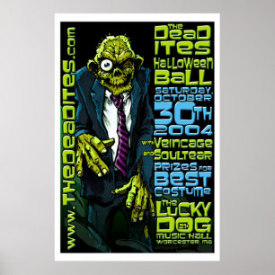 Poster Deadites Halloween Ball