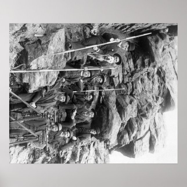 Poster Deadwood Central Railroad Engineer Corps (Devant)