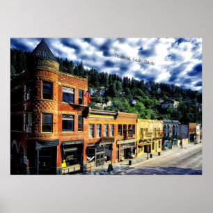 Poster Deadwood, Dakota du Sud