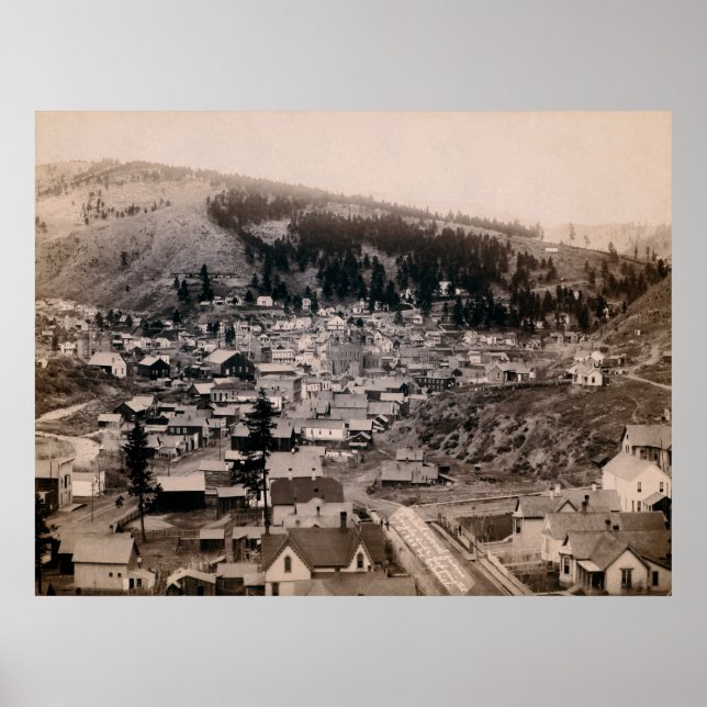 Poster DEADWOOD, DAKOTA DU SUD en 1888 No 2 (Devant)