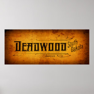 Poster DEADWOOD du Vieux-Ouest