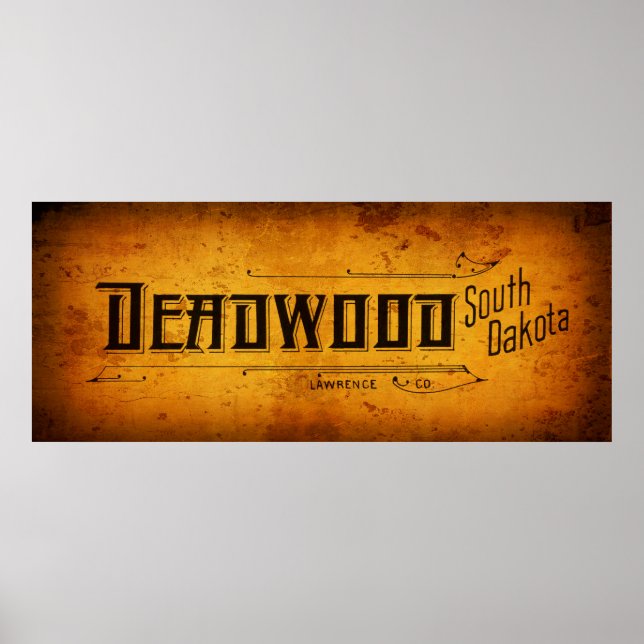 Poster DEADWOOD du Vieux-Ouest (Devant)