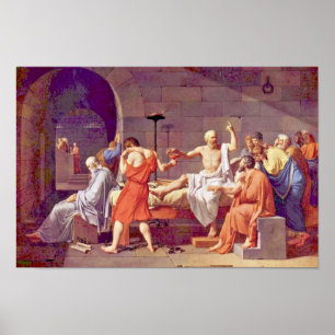 Poster Death Of Socrates By David Jacques-Louis (Best Qua