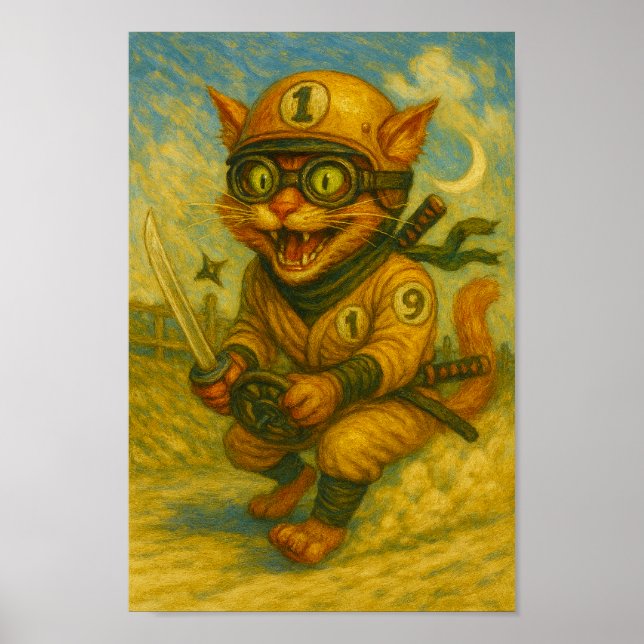 Poster Death race kitty (Devant)