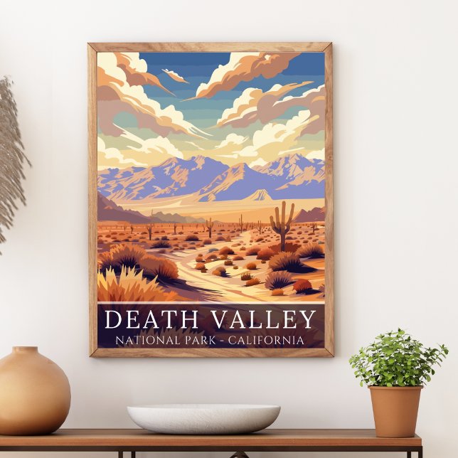 Poster Death Valley National Park Desert Landscape (Créateur téléchargé)