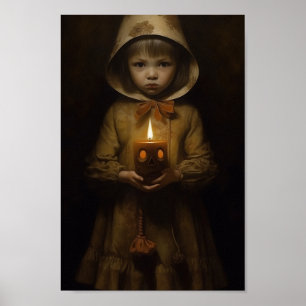 Poster Debout dans le noir