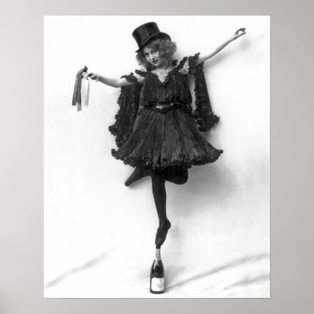 Poster Debout sur le Champagne (Devant)