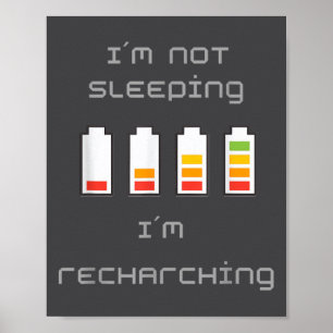 Poster Débranché &amp; Énergisé_ Conception de batterie c