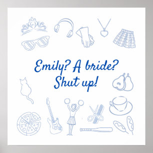 Poster Début 2000's Movie Princess Bachelorette Custom