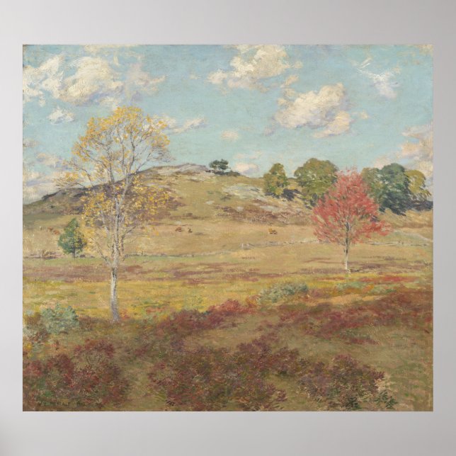 Poster Début de l'automne 1905 (huile sur toile) (Devant)