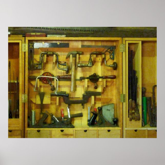 Poster DÉBUT DE MOINS DE 20 $ - Outils de travail du bois (Devant)