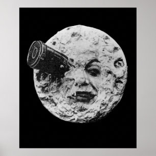 Poster DÉBUT DU CINÉMA Un voyage vers la Lune Par Georges