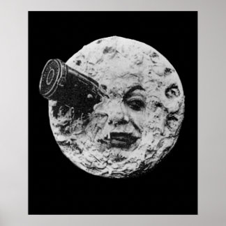 Poster DÉBUT DU CINÉMA Un voyage vers la Lune Par Georges