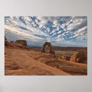 Poster Début du matin à Delicate Arch