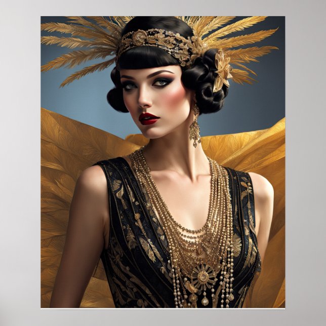 Poster Décadence perlée (Devant)