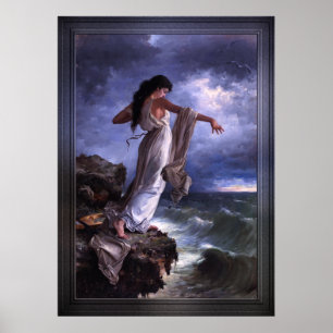 Poster Décès de Sappho par Miguel Carbonell Selva