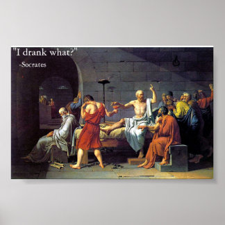 Poster décès de socrates