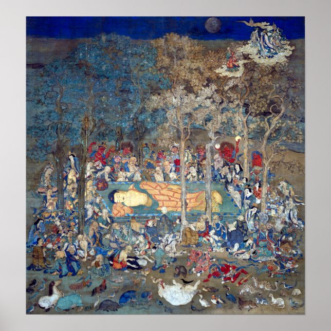 Poster Décès du Bouddha historique (Devant)