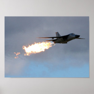 Poster Décharge F111 et brûlure