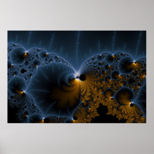 Poster Déchirer des gelées - Art Fractal