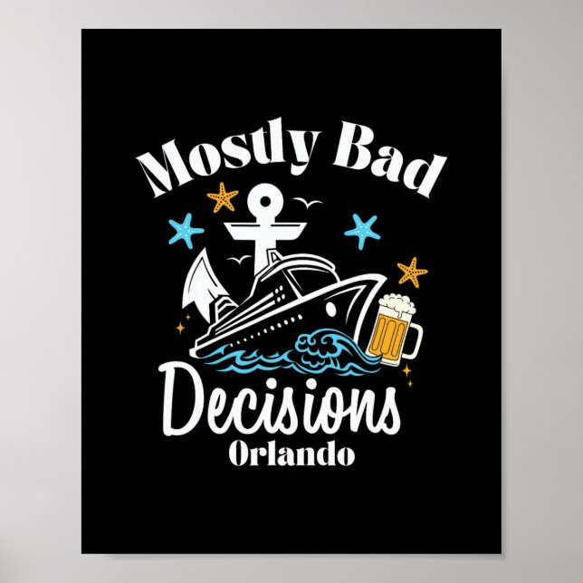 Poster Décisions Mostly D Orlando Spring Break  (Devant)