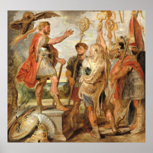 Poster Décius Mus s'adressant aux Légions, Rubens Art