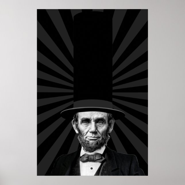 Poster Déclaration de mode présidentielle Abraham Lincoln (Devant)