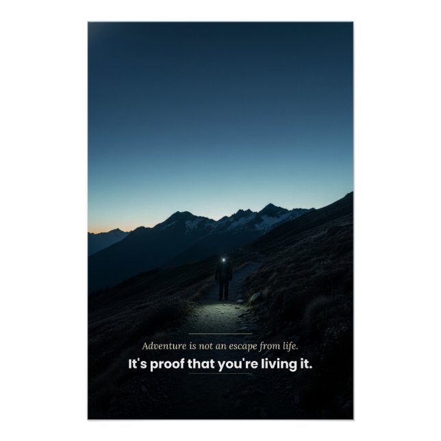 Poster Déclaration de motivation d'aventure (Devant)