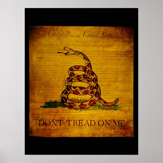 Poster Déclaration des droits de Gadsden (Devant)