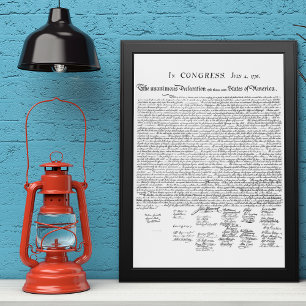 Poster Déclaration d'indépendance