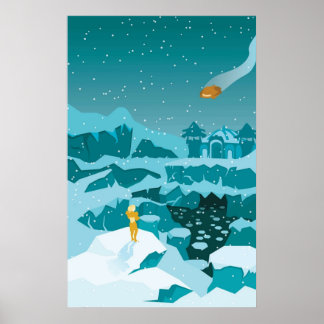 Poster Déclins Metroid Prime Phendrana