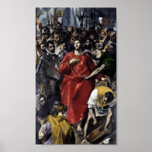Poster Décollage de Christ Art Vintage Imprimer