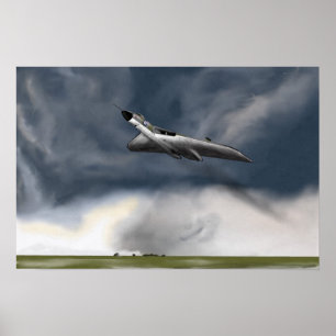 Poster Décollage d'une bombe Vulcan