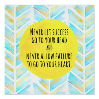 Poster Décor d'aquarelle inspiré ・ Maison ou bureau