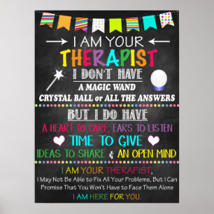 Poster Décor de bureau du thérapeute