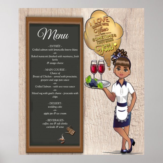 Poster Décor de café Magie Créative (Devant)