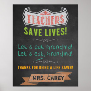 Poster Décor de classe - Appréciation de l'enseignant
