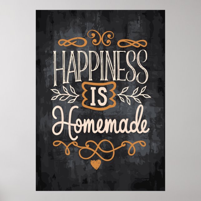 Poster Décor de cuisine inspirant - (Devant)