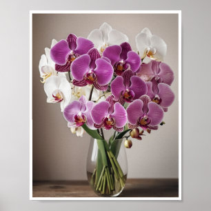 Poster Décor de la chambre Bouquet Fleur Orchidée fraîche