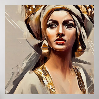 Poster Décor de mur de femme, reine de Sheba