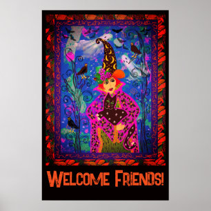 Poster Décor Éffrayant de la fête d'Halloween