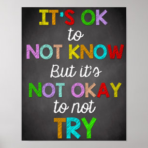 Poster Décor En Classe, Citations En Classe, Inspiration
