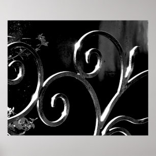 Poster Décor En Fer forgé