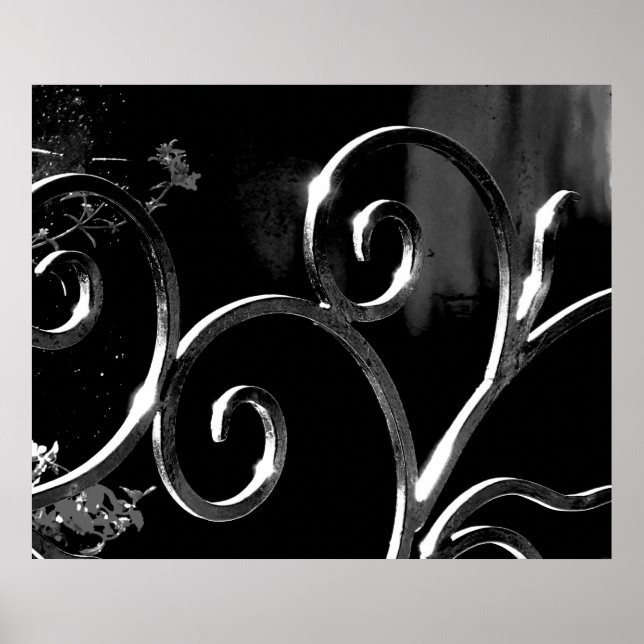 Poster Décor En Fer forgé (Devant)