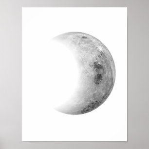 Poster Décor Lune Crescent, Décor Lune