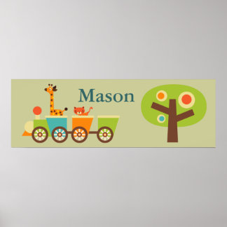 Poster Décor mignon personnalisé pour les enfants