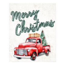 Poster décoratif de Mur de Noël Joyeux