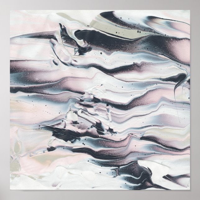 Poster Découpe marbling V (Devant)